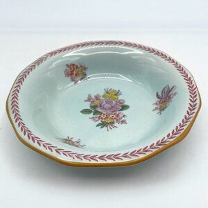 Vintage Adams England Calyx Ware 6" Dessert Bowls "Chelsea Sprays" Set of 2